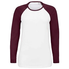 SOL'S Ladies Milky Contrast Long Sleeve T-Shirt