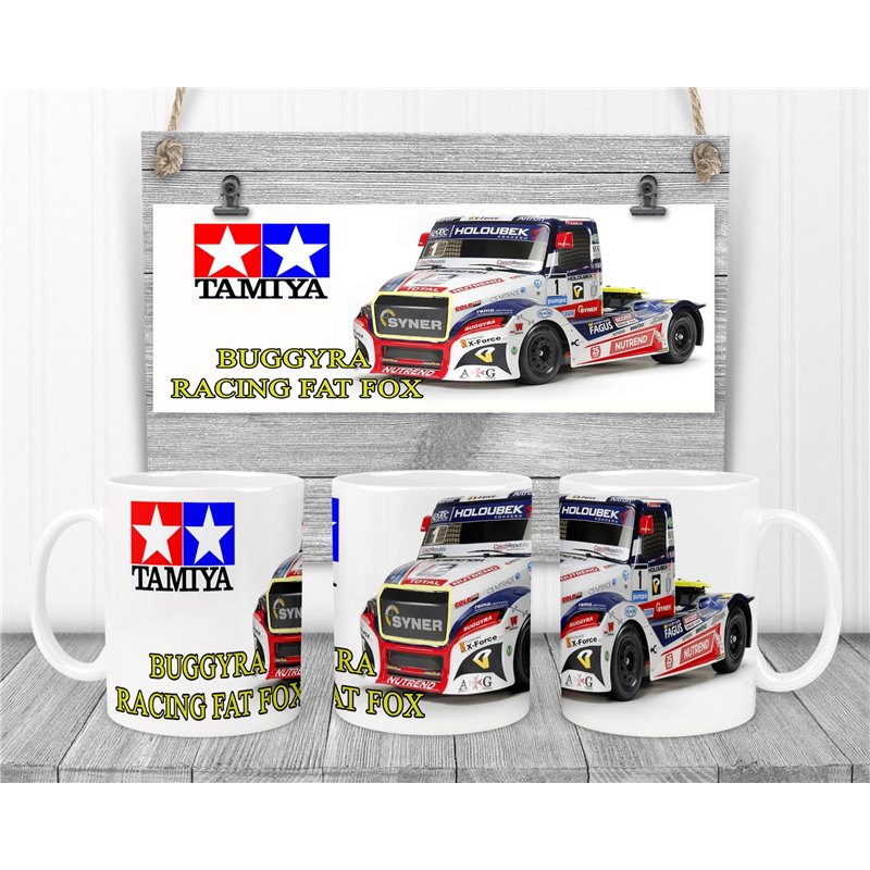 Tamiya BUGGYRA RACING FAT FOX Novalty Coffee Mug Tamiya BUGGYRA RACING FAT FOX Novalty Coffee Mug