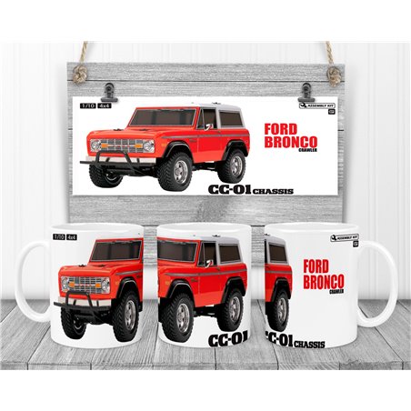 Tamiya Ford Bronco 1973 Novalty Coffee Mug