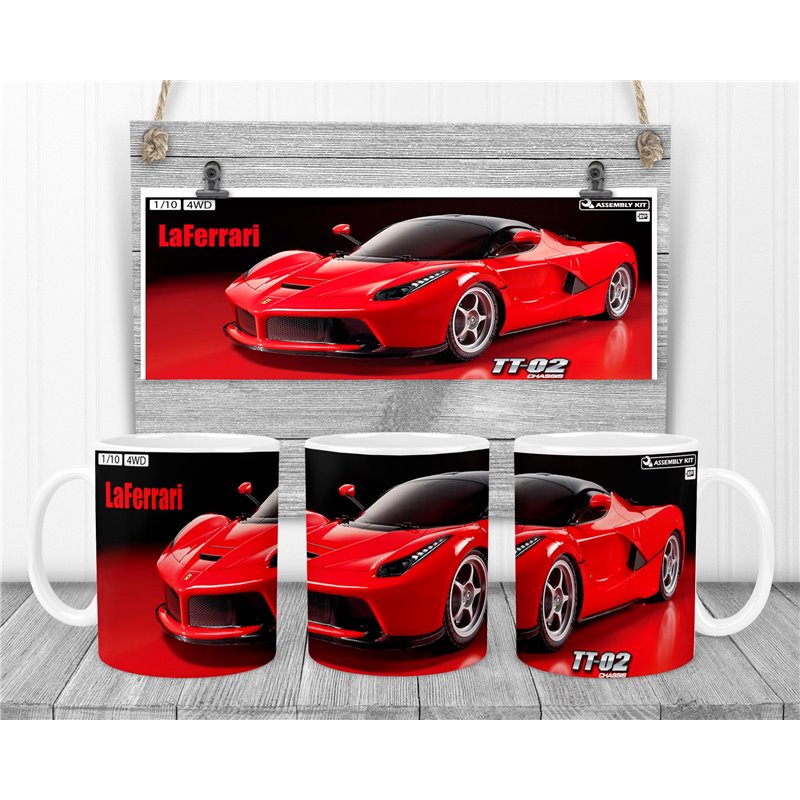 Tamiya Laferrari TT Novalty Coffee Mug Tamiya Laferrari TT Novalty Coffee Mug