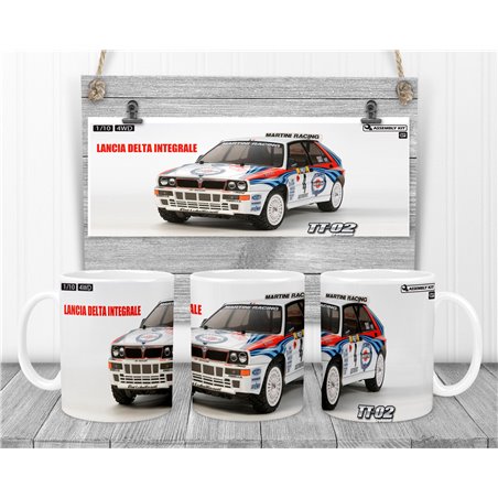 Tamiya Lancia Delta TT02 Novalty Coffee Mug