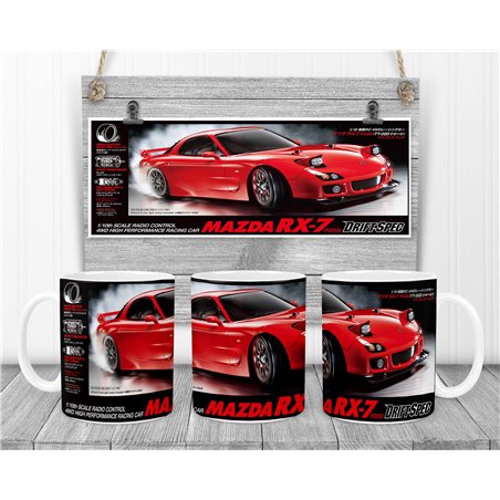 Tamiya MAZDA RX-7 (FD3S) DRIFT TT-02D Novalty Coffee Mug