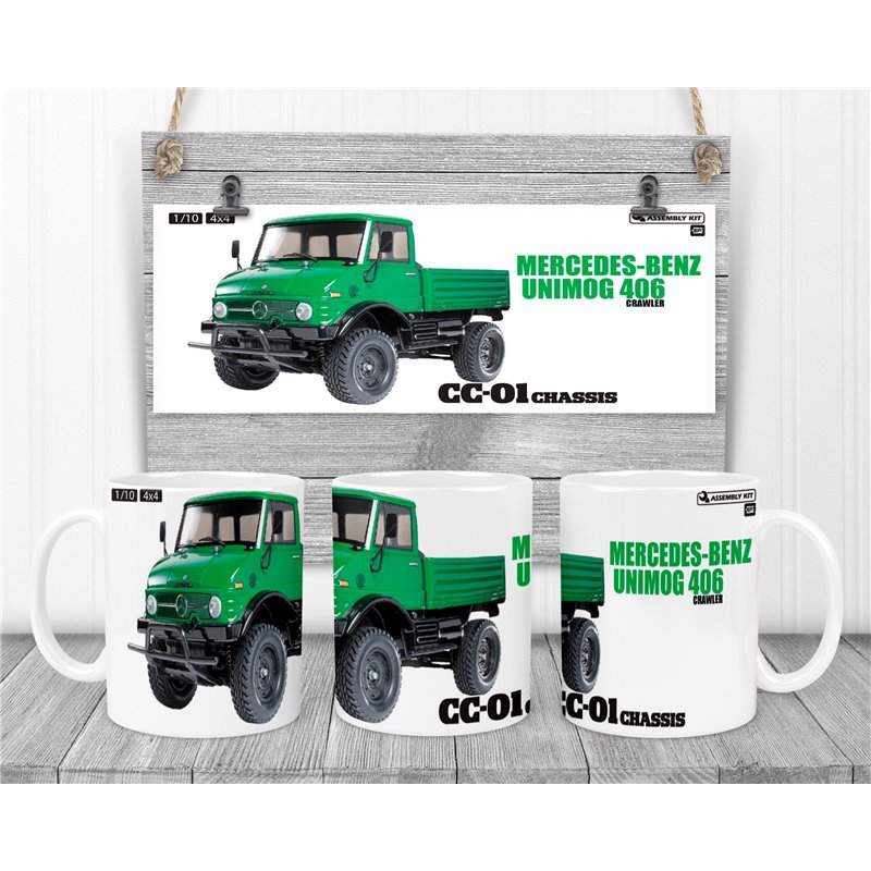 Tamiya Mercedes Benz Unimog Novalty Coffee Mug Tamiya Mercedes Benz Unimog Novalty Coffee Mug