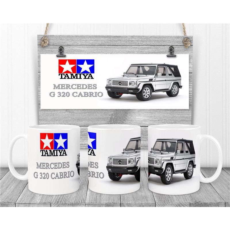 Tamiya MERCEDES G 320 CABRIO Novalty Coffee Mug Tamiya MERCEDES G 320 CABRIO Novalty Coffee Mug
