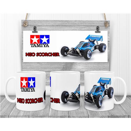 Tamiya Neo Scorcher Blue Novalty Coffee Mug