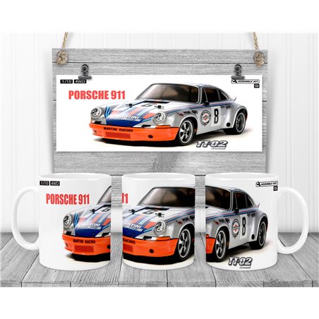 Tamiya Porsche Carrera TSR Martini Novalty Coffee Mug