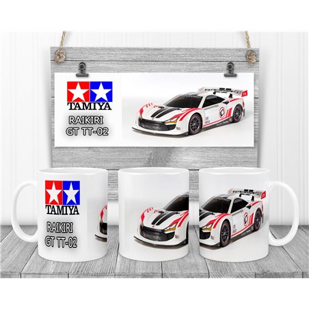 Tamiya RAIKIRI GT TT-02 Novalty Coffee Mug