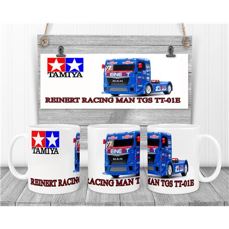 Tamiya REINERT RACING MAN TGS TT-01E Novalty Coffee Mug