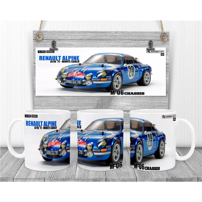 Tamiya Renault Alpine M Carlo Novalty Coffee Mug Tamiya Renault Alpine M Carlo Novalty Coffee Mug