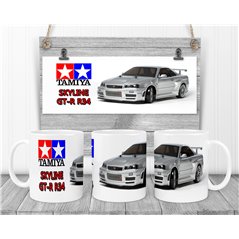 Tamiya Skyline GT-R R34 Novalty Coffee Mug