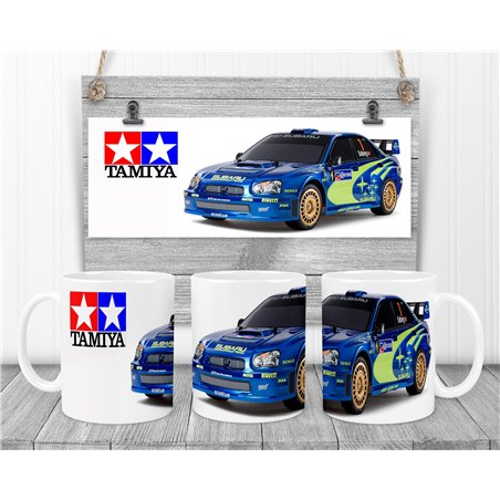 Tamiya Subaru Impeza Novalty Coffee Mug