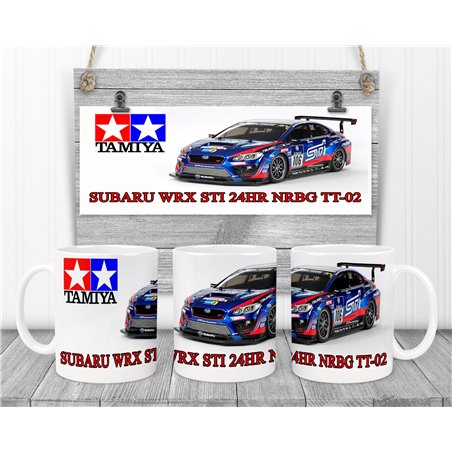 Tamiya SUBARU WRX STI 24HR NRBG TT-02 Novalty Coffee Mug