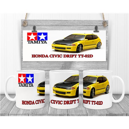 Tamiya TAMIYA HONDA CIVIC DRIFT TT-02D Novalty Coffee Mug