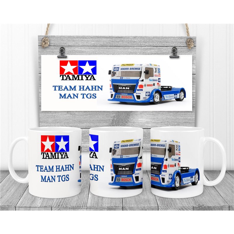 Tamiya TEAM HAHN MAN TGS Novalty Coffee Mug Tamiya TEAM HAHN MAN TGS Novalty Coffee Mug