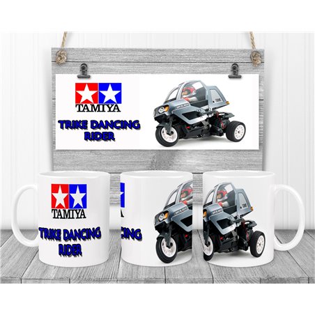 Tamiya Trike Dancing Rider Novalty Coffee Mug