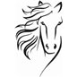 Wild Horse Head Sticker Wild Horse Head Sticker