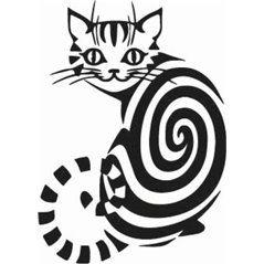 Smilley Cat Sticker
