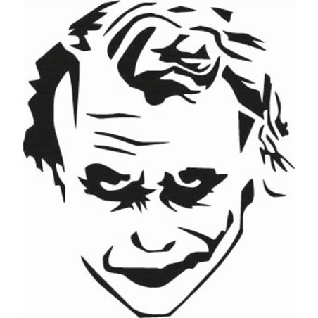 Creepy Joker sticker 