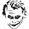 Creepy Joker sticker 