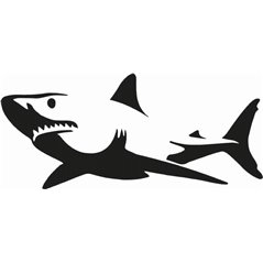 Great White Shark Sticker