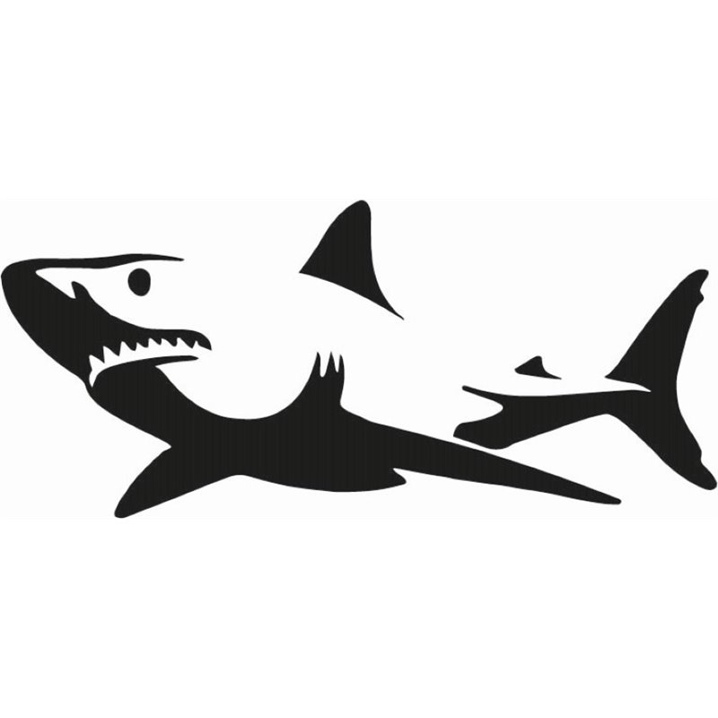 Great White Shark Sticker Great White Shark Sticker
