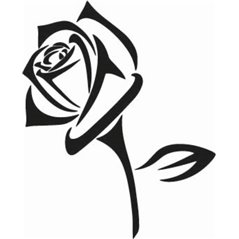 Triabal Rose Sticker