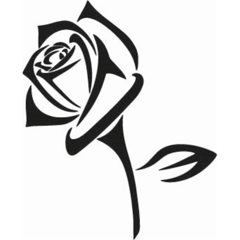 Triabal Rose Sticker