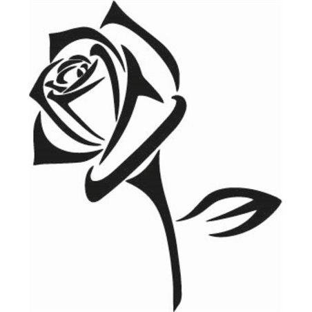 Triabal Rose Sticker