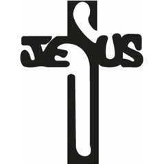 Jesus Cross Sticker 