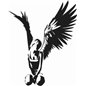 Kneeling Angel Sticker Kneeling Angel Sticker