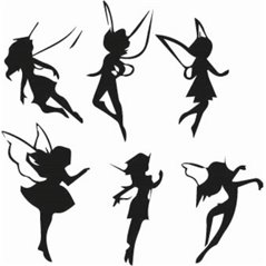 Group Of Faries Sticker 