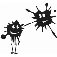 Happy Splat Sticker