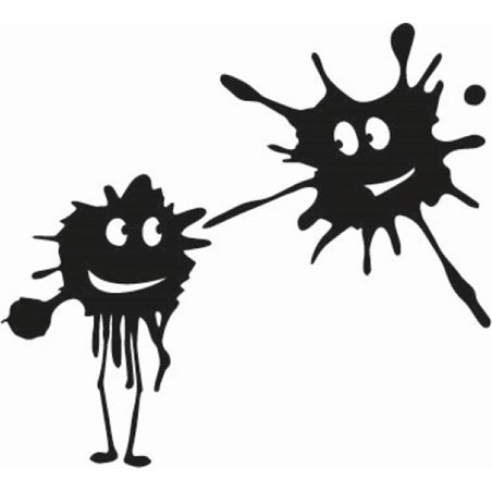 Happy Splat Sticker