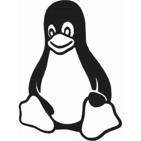 Sitting Penguin Sticker