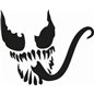 Venom Face Sticker Venom Face Sticker