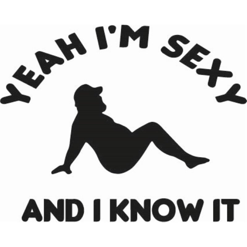 I'm Sexy and I Know It Sticker 