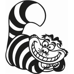 Cheshire Cat Sticker