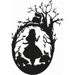 Alice In Wonderland Underground Sticker