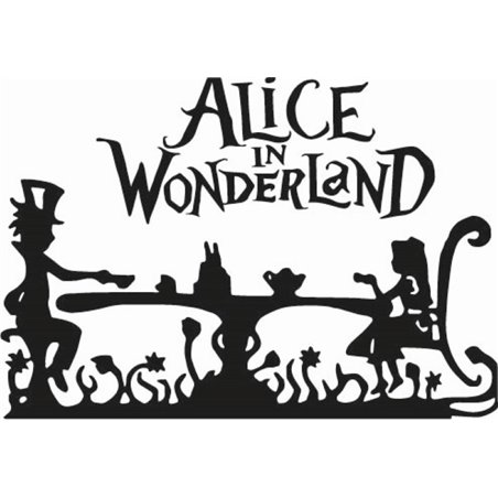Alice In Wonderland Tea Party Sticker