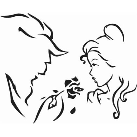Beast and Bell Sticker