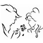 Beast and Bell Sticker