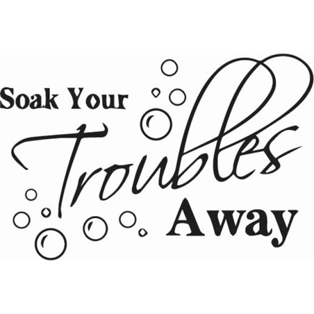 Soak Your Troubles Away Sticker