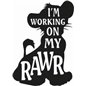 Lion King Simba I'm Working On My Roar Sticker Lion King Simba I'm Working On My Roar Sticker
