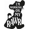 Lion King Simba I'm Working On My Roar Sticker 