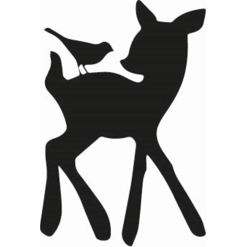 Bambi With Bird sticker Bambi With Bird sticker