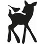 Bambi With Bird sticker Bambi With Bird sticker