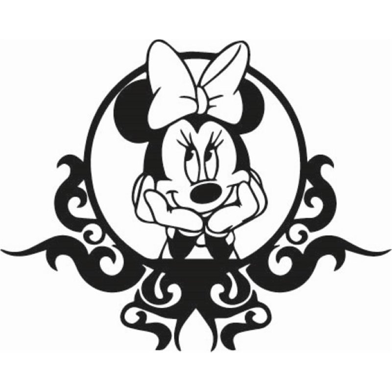 Minnie Mouse Crystal ball Sticker