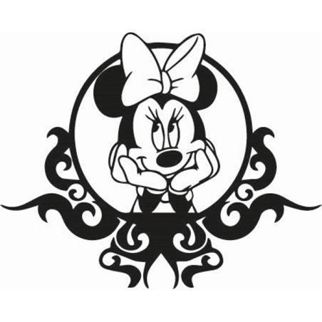 Minnie Mouse Crystal ball Sticker