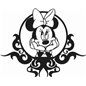 Minnie Mouse Crystal ball Sticker