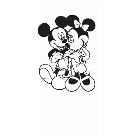 Mickey and Minnie Mouse Sticker